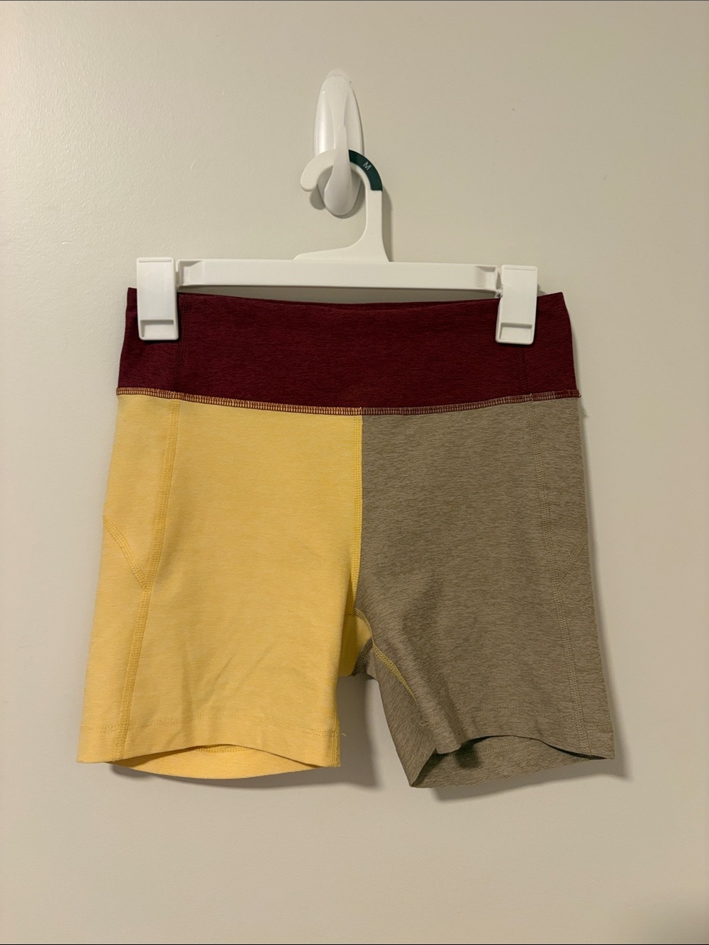 Outdoor Voices Colorblock Biker Shorts Size Small